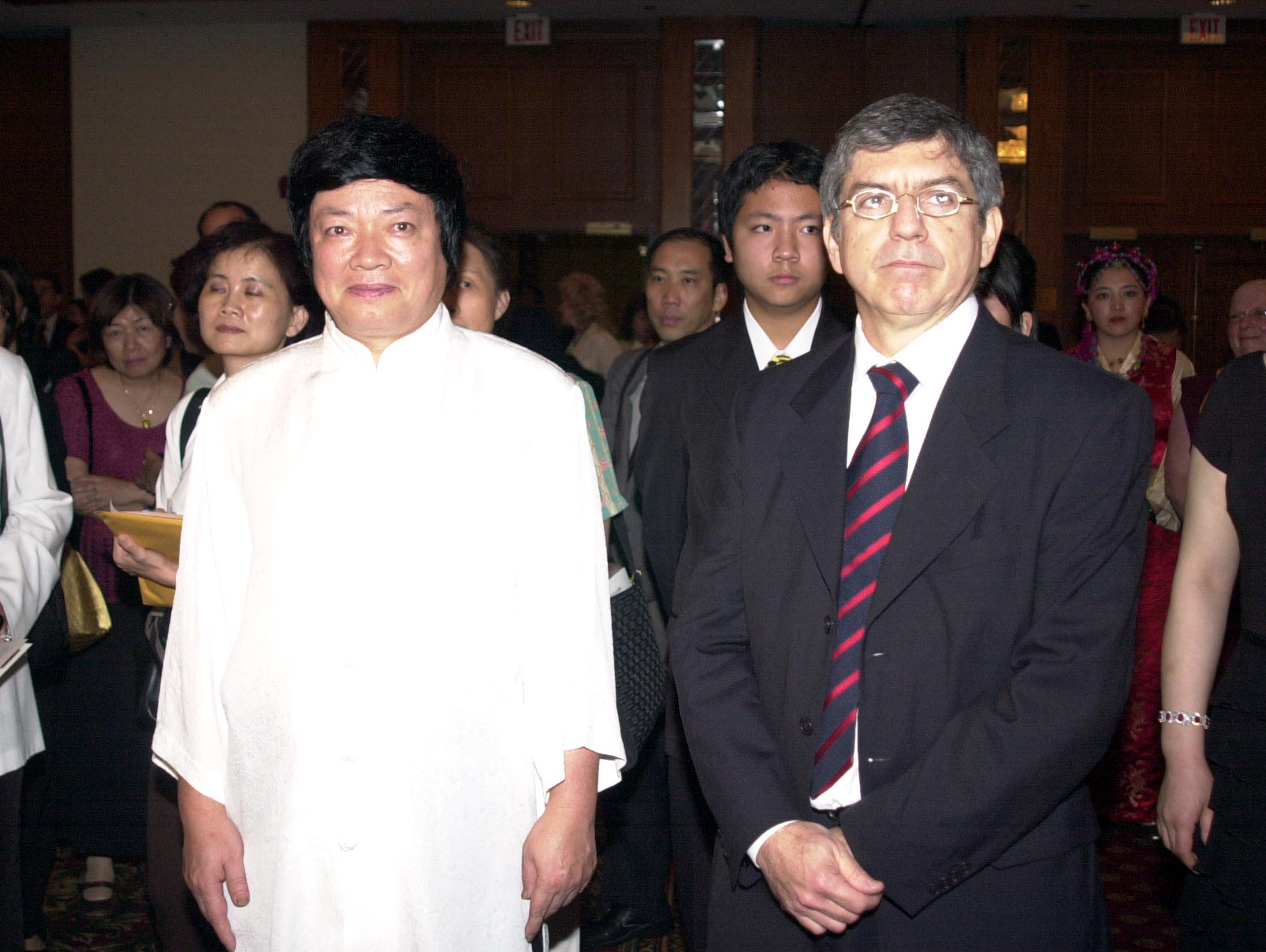 美洲国家组织举办义云高大师韵雕作品展 义云高 弘扬正法