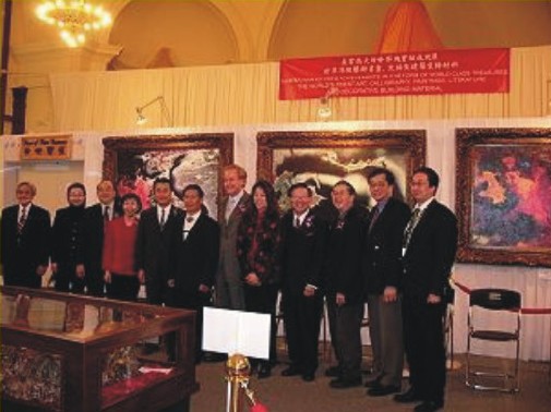 义云高大师于旧金山举办成就展 首日冠盖云集 义云高 弘扬正法