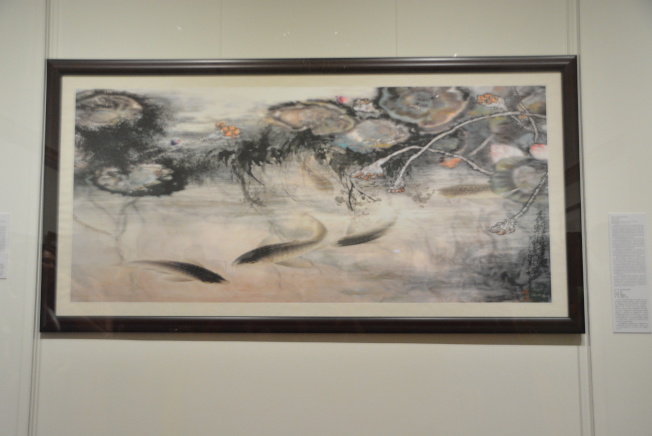 世界极品艺术珍宝 龙鲤闹莲池 义云高 弘扬正法