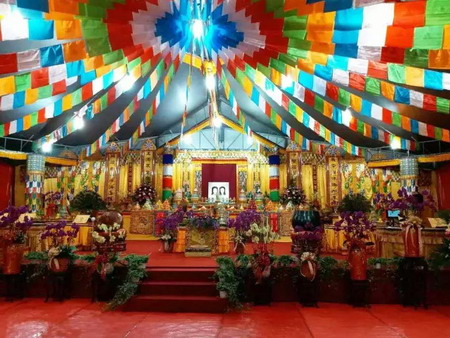 法会中众人亲见观音菩萨降临现场 义云高 弘扬正法