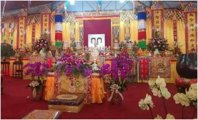 法会中众人亲见观音菩萨降临现场 义云高 弘扬正法